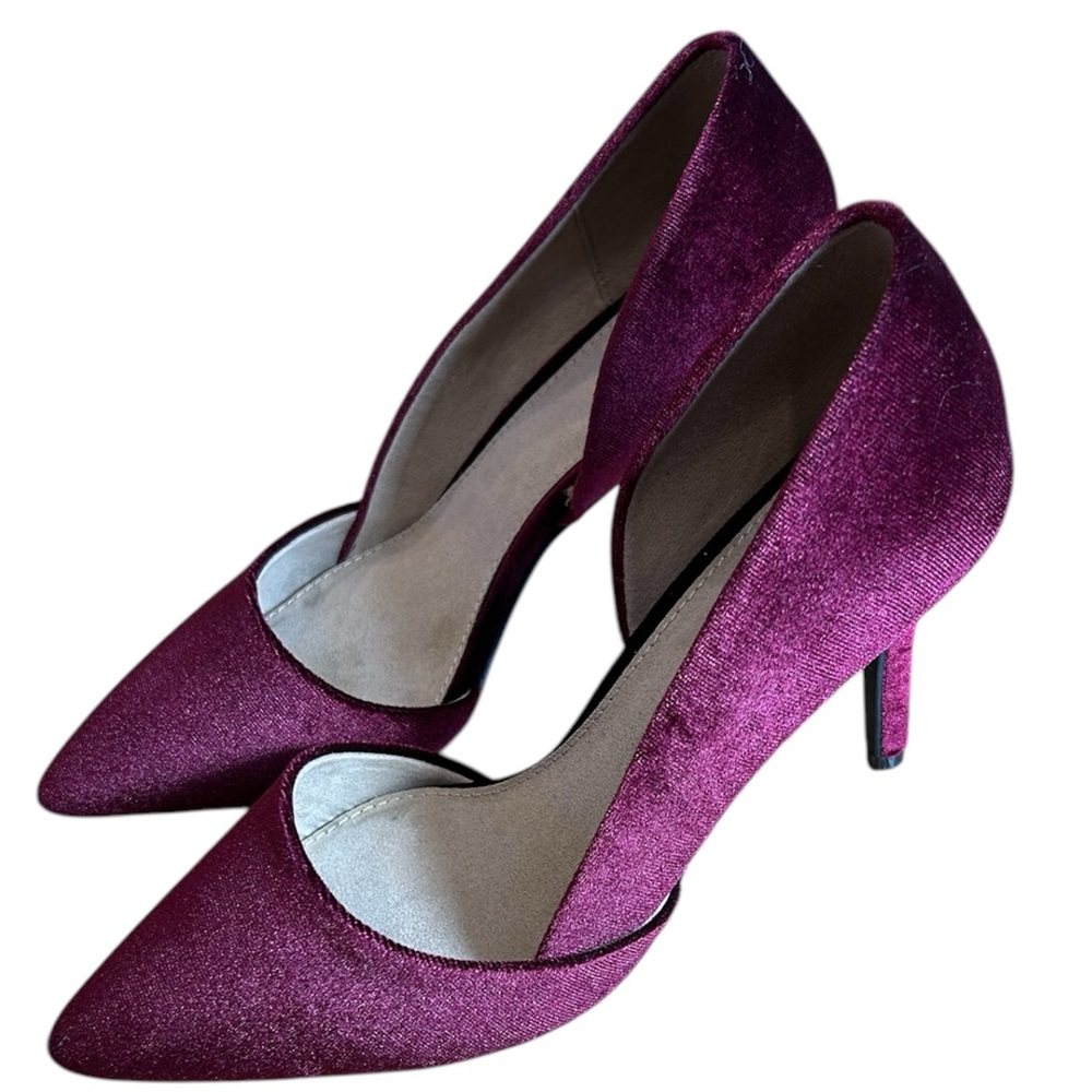 Velvety Burgundy Pumps